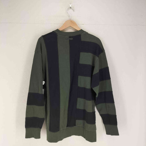 ディーゼルブラックゴールド DIESEL BLACK GOLD 切り返しデザイン バイカラー ロングスリーブ カットソー メンズ import:M