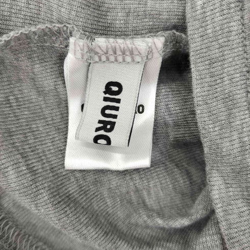 ショルダーボタンフロントプリント L/S Tシャツ Y2K レディース