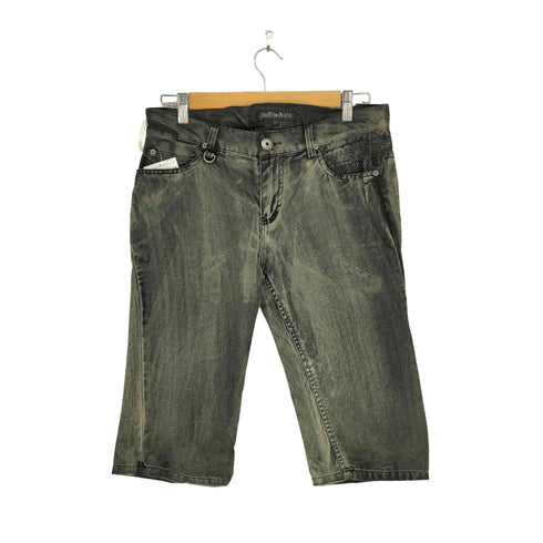 インザアティック In The Attic y2k skull embroidery cropped denim レディース JPN:L