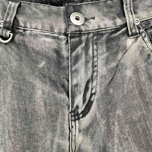 インザアティック In The Attic y2k skull embroidery cropped denim レディース JPN:L