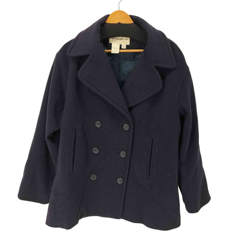 エディーバウアー Eddie Bauer 90s 白タグ ウールピーコート レディース JPN:L