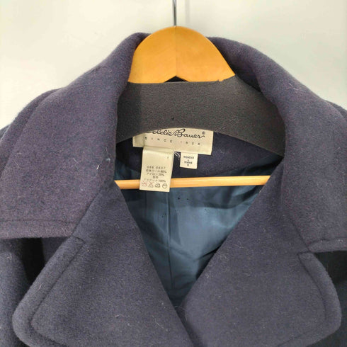 エディーバウアー Eddie Bauer 90s 白タグ ウールピーコート レディース JPN:L