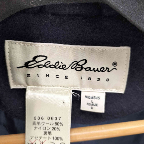 エディーバウアー Eddie Bauer 90s 白タグ ウールピーコート レディース JPN:L