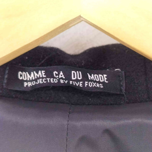 コムサデモード COMME CA DU MODE フード付きジップアップコート レディース import:M