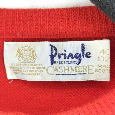 プリングル Pringle カシミア クルーネックカーディガン レディース