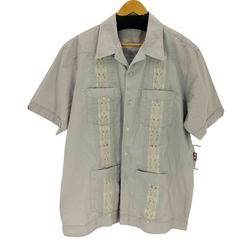 ロマーニ ROMANI ポリコットン オープンカラー S/S キューバシャツ メンズ import:XL