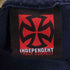 インディペンデント INDEPENDENT 90s メキシコ製 USA FABRIC アイアンクロス 両面プリント クルーネックTシャツ メンズ import:M