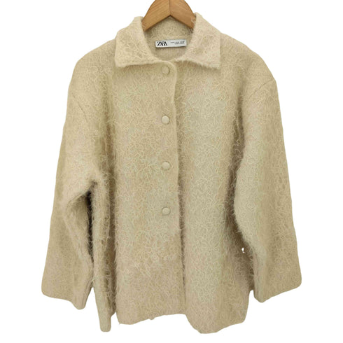 ザラ ZARA シャギーニットブルゾン レディース JPN:M