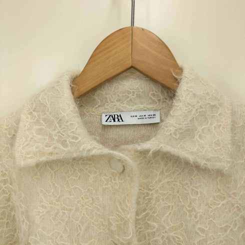ザラ ZARA シャギーニットブルゾン レディース JPN:M