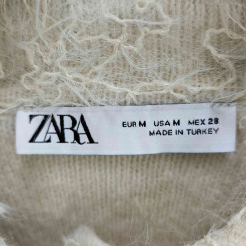 ザラ ZARA シャギーニットブルゾン レディース JPN:M