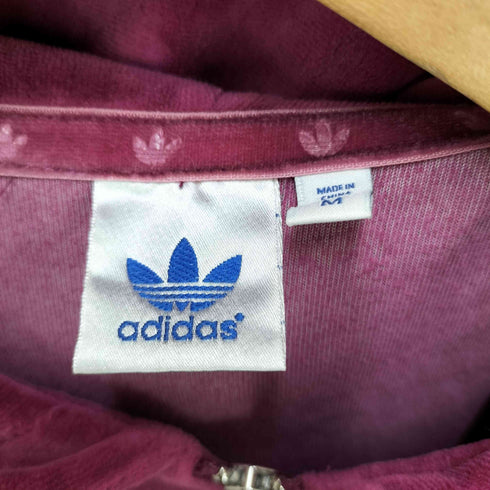 アディダス adidas ベロア ジップパーカー レディース JPN:M