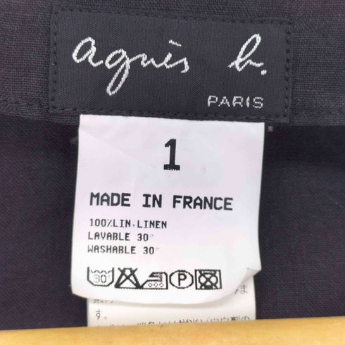 アニエスベー agnes b. フランス製 リネンベスト レディース 1