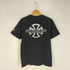 インディペンデント INDEPENDENT 90s メキシコ製 USA FABRIC アイアンクロス 両面プリント クルーネックTシャツ メンズ import:M