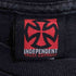 インディペンデント INDEPENDENT 90s メキシコ製 USA FABRIC アイアンクロス 両面プリント クルーネックTシャツ メンズ import:M