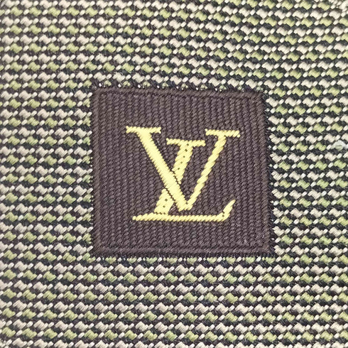 ルイヴィトン LOUIS VUITTON モノグラム スターブロッサム ジャガード シルク ネクタイ メンズ