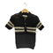 VOLTAGE CONTROL FILTER MESH BORDER TIGHT KNIT POLO メッシュボーダー タイト コットンニットポロシャツ domestic レディース F