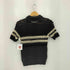 VOLTAGE CONTROL FILTER MESH BORDER TIGHT KNIT POLO メッシュボーダー タイト コットンニットポロシャツ domestic レディース F
