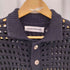 VOLTAGE CONTROL FILTER MESH BORDER TIGHT KNIT POLO メッシュボーダー タイト コットンニットポロシャツ domestic レディース F