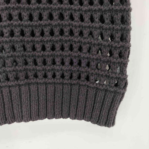 VOLTAGE CONTROL FILTER MESH BORDER TIGHT KNIT POLO メッシュボーダー タイト コットンニットポロシャツ domestic レディース F