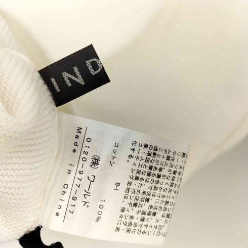 インディヴィ INDIVI 24SS 洗える フォルムニット レディース JPN:38