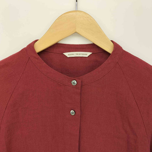 コンジェペイエアデュートリステス conges payes ADIEU TRISTESSE 25SS コットンリネンAラインワンピース レディース JPN:38