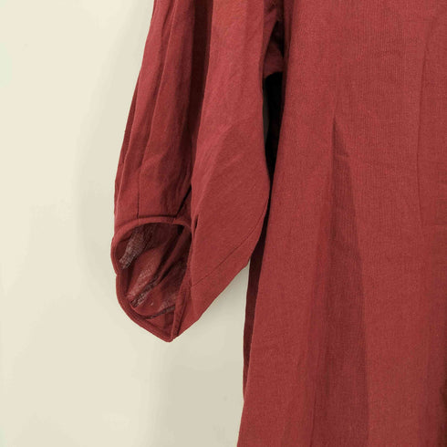 コンジェペイエアデュートリステス conges payes ADIEU TRISTESSE 25SS コットンリネンAラインワンピース レディース JPN:38