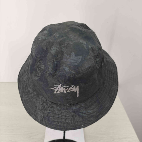 ステューシー Stussy ロゴプリント リアルツリーバケットハット メンズ L/XL