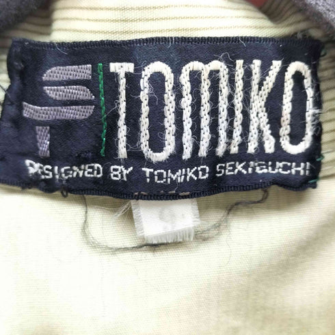 TOMIKO SEKIGUCHI ストライプフロントオープンコート レディース 9