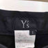 ワイズ Ys 100番 ウールギャバジン ワイド ストレートスラックス レディース JPN:1