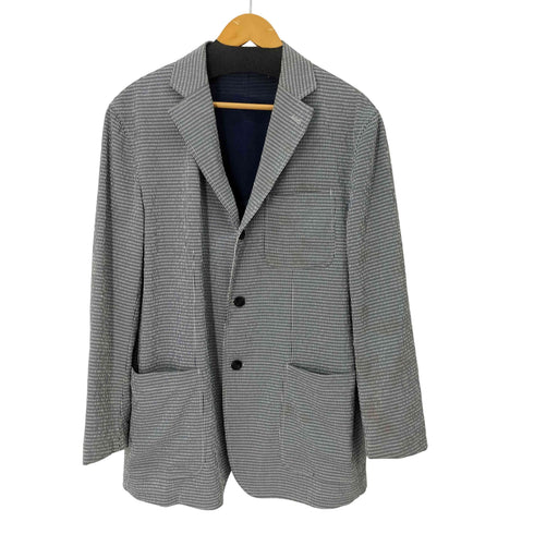 チャップスラルフローレン CHAPS RALPH LAUREN チェック柄 シアサッカーテーラード メンズ JPN:L