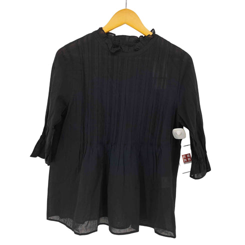 インディヴィ INDIVI 【洗える/コットン】ピンタックシアーブラウス レディース JPN:34