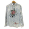 デシグアル Desigual more for less Regular Fit フラワー プリント ストライプ シャツ メンズ import:M
