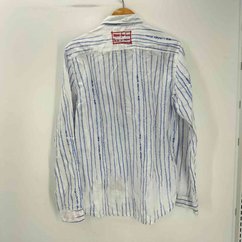 デシグアル Desigual more for less Regular Fit フラワー プリント ストライプ シャツ メンズ import:M