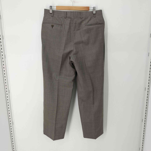 アランフラッサー alan flusser モヘア混 グレンチェック柄 ウールテーラードジャケット&2タックスラックスパンツ セットアップ メンズ