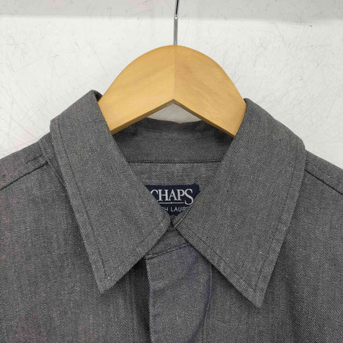 チャップスラルフローレン CHAPS RALPH LAUREN 90s スナップボタンワークシャツ メンズ import:M
