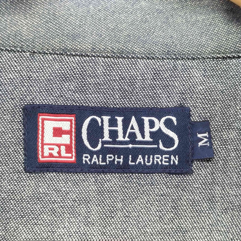 チャップスラルフローレン CHAPS RALPH LAUREN 90s スナップボタンワークシャツ メンズ import:M