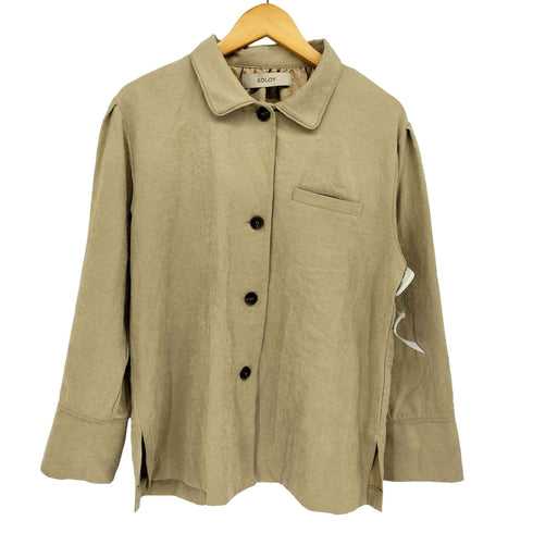ソロヴ SOLOV 21AW ETERNAL SAFARI SHIRT JACKET レディース