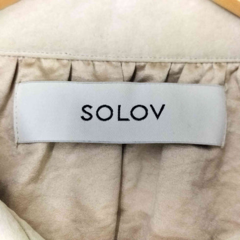 ソロヴ SOLOV 21AW ETERNAL SAFARI SHIRT JACKET レディース