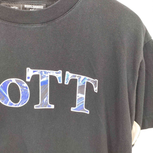 ボット BOTT × MEGURU YAMAGUCHI OG Logo S/S Tee オリジナルロゴ グラフィックプリント クルーネック半袖Tシャツ カットソー メンズ M