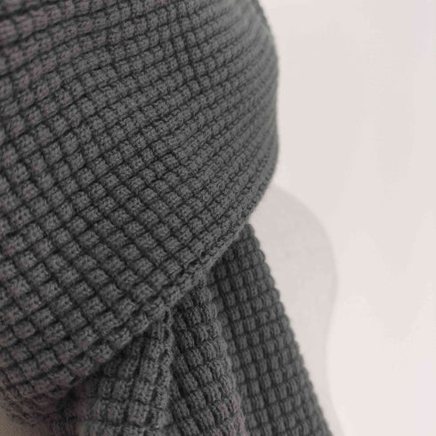 フレッドペリー FRED PERRY 24AW WAFFLE KNIT SCARF ワッフル ニット スカーフ メンズ
