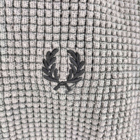 フレッドペリー FRED PERRY 24AW WAFFLE KNIT SCARF ワッフル ニット スカーフ メンズ