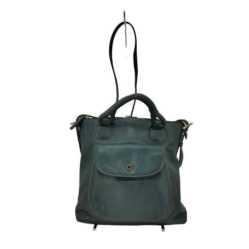 ハマノ HAMANO ポケットデザイン 2Way ショルダーハンド レザーバッグ レディース
