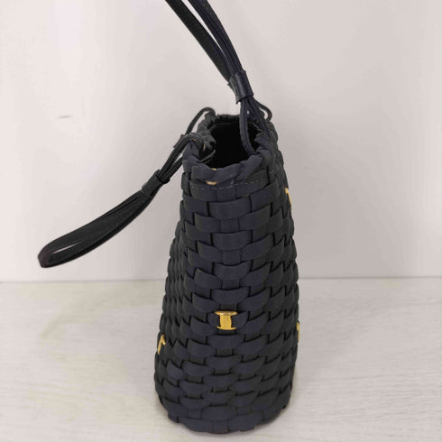 サルヴァトーレフェラガモ Salvatore Ferragamo 編み込み ミニハンドバッグ レディース