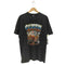ダメージ加工 フロントプリント バンドTシャツ メンズ import:L