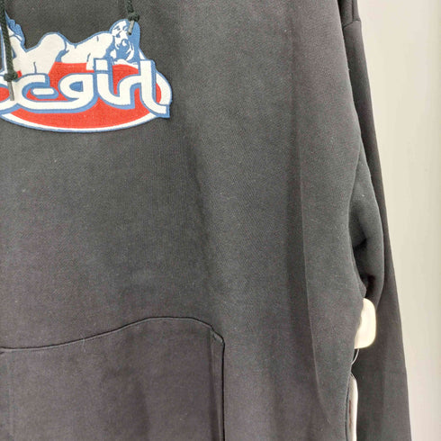 エックスガール X-girl 別注 PATCH HOODIE パッチフーディーパーカー レディース import:L