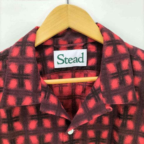 ジャーナルスタンダードホームステッド JOURNAL STANDARD J.S HOMESTEAD 24SS Stead BLUR CHECK OPEN SHIRT チェック オープン シャツ メンズ JPN:L