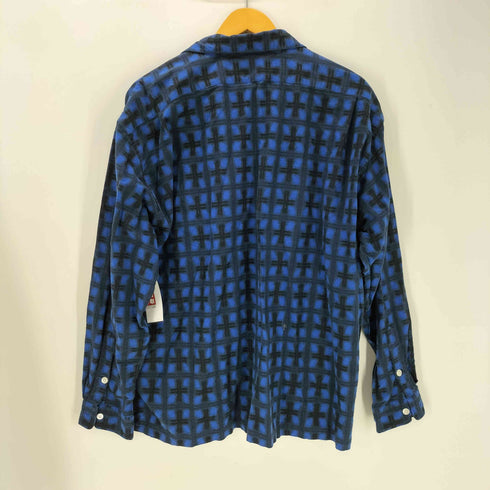 ジャーナルスタンダードホームステッド JOURNAL STANDARD J.S HOMESTEAD 24SS Stead BLUR CHECK OPEN SHIRT チェック オープン シャツ メンズ JPN:L