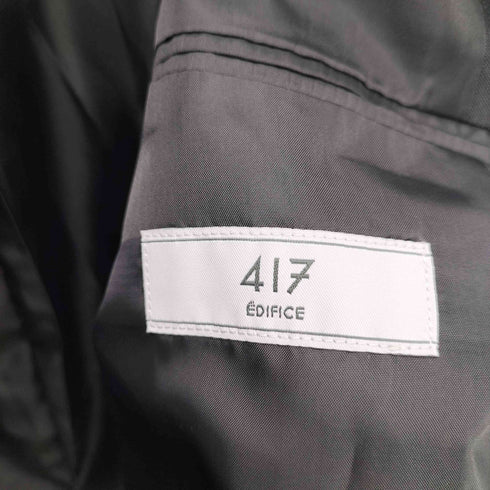 フォーワンセブンバイエディフィス 417 by EDIFICE 25SS T/Rトロピカル ダブル ワイド セットアップ テーラードジャケット スラックス メンズ JPN:M