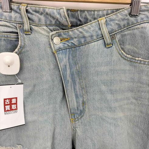 エックスガール X-girl DISTRESSED DENIM PANTS ダメージデニムパンツ レディース M
