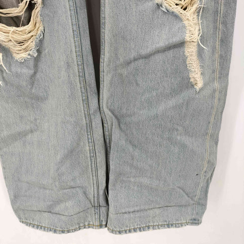 エックスガール X-girl DISTRESSED DENIM PANTS ダメージデニムパンツ レディース M